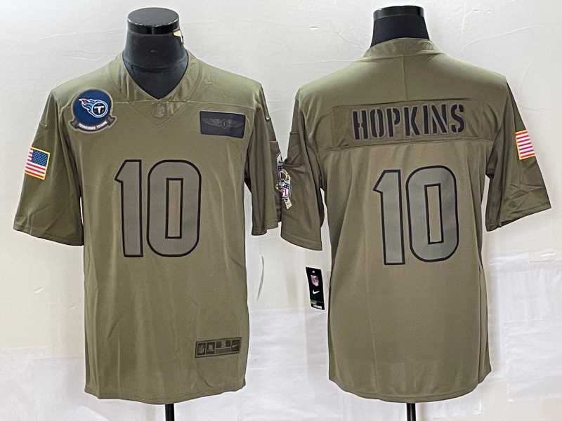 Men's Tennessee Titans #10 DeAndre Hopkins NEW Olive 2019 Salute To Service Stitched Nike Limited Jersey,We sell and wholesale Men's Tennessee Titans #10 DeAndre Hopkins NEW Olive 2019 Salute To Service Stitched Nike Limited Jersey on line form chian!